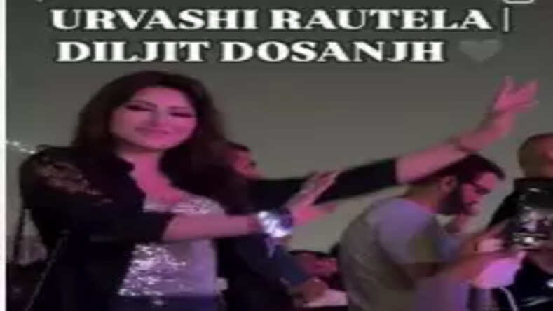 Urvashi Rautela & Anand Piramal’s video gets viral at Diljit Dosanjh’s concert!