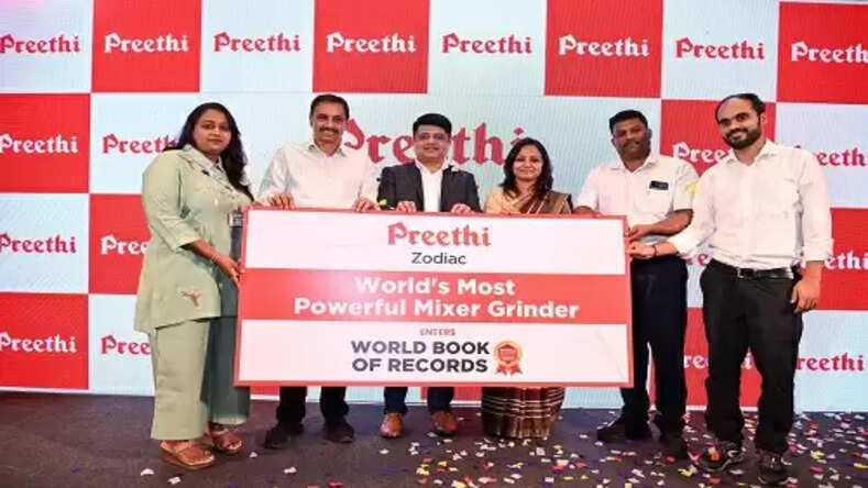 Preethi Zodiac bags the title of World's Most Powerful Mixer Grinder to Grind Tough Items