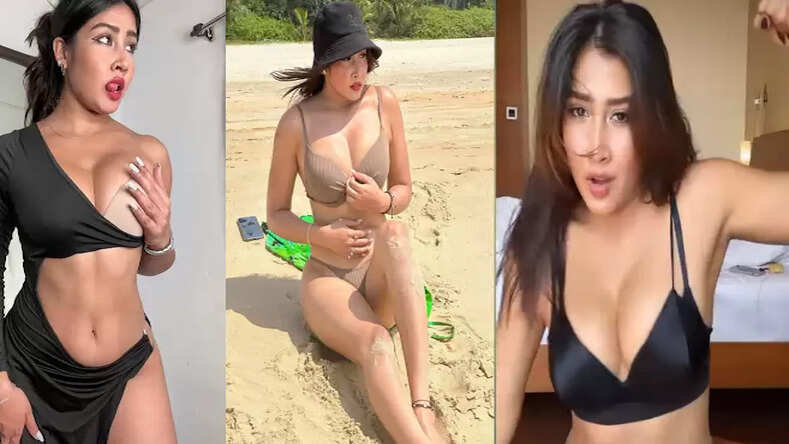 Sofia Ansari Pics: सोफिया अंसारी ने फिर एक ब्रालैट पहनकर पार की बेशर्मी की सारी हदें