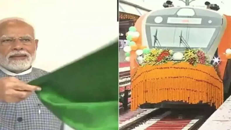 PM मोदी ने रांची में आज डिजिटल माध्मय से 6 वंदे भारत ट्रेन को दिखाई हरी झंडी