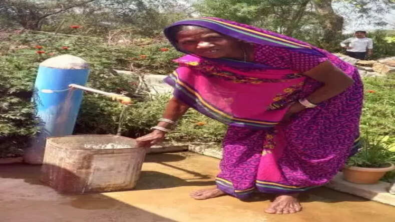 Chhattisgarh News:जल जीवन मिशन से ग्राम बाघमार के हर घर में पेयजल की उपलब्धता, महिलाओं की हो रही समय की बचत