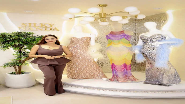 Designer Silky Nanda at her store SILKY NANDA in Defence Colony, New Delhi