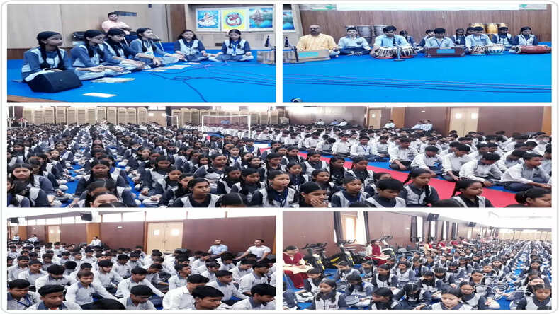 भाऊराव देवरस सरस्वती विद्या मन्दिर में हुआ मेधावी छात्र छात्राओं का अभिनंदन 