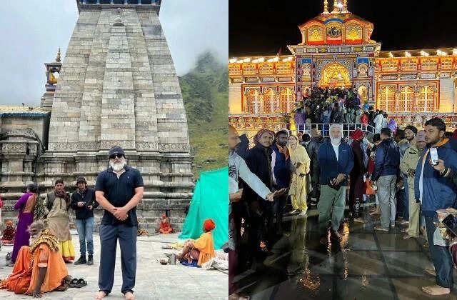 बद्रीनाथ और केदारनाथ मंदिर दर्शन करने पहुंचे सुपरस्टार अजित कुमार