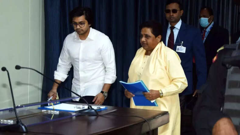 बीएसपी प्रमुख मायावती का बड़ा फैसला, भतीजे आकाश आनंद को चुना उत्तराधिकारी