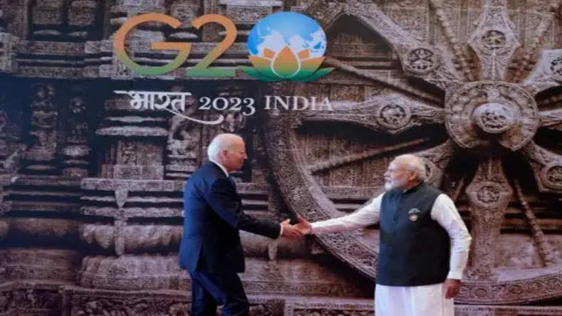 G20 Summit 2023: ओडिशा के पुरी स्थित सूर्य मंदिर के कोणार्क चक्र ने स्वागत स्थल की बढ़ाई शोभा