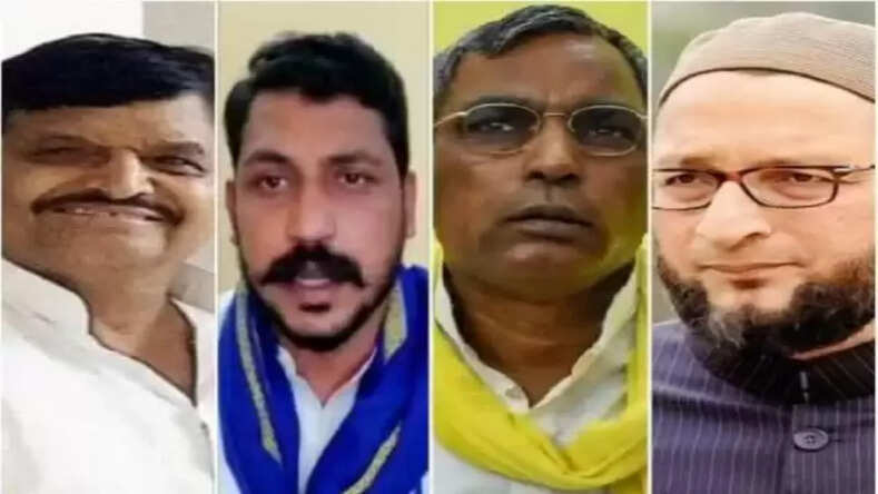 शिवपाल से मिले ओवैसी, राजभर और चंद्रशेखर,यूपी में गठबंधन की कवायद तेज