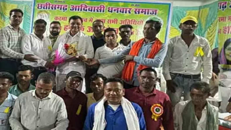 Korba News: करमा महोत्सव में शामिल हुए मंत्री लखन लाल देवांगन, आदिवासी शक्तिपीठ में की पूजा-अर्चना