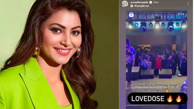 Anant Ambani Grooves His Legs On Urvashi Rautela Most Viral Hit Song Love Dose - Video Goes Viral