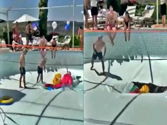  पार्टी के दौरान स्विमिंग पूल में अचानक खुले सिंकहोल में समा गया शख्स, घटना का दिल दहला देने वाला वीडियो वायरल 