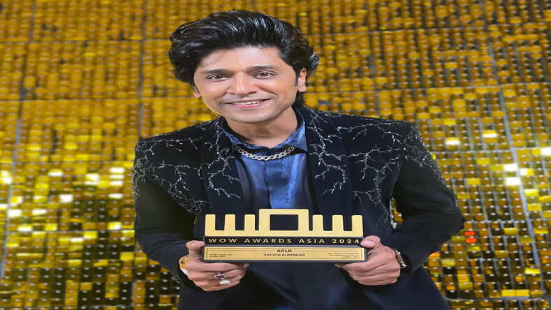सचिन कुंभार ने वॉव अवार्ड्स एशिया 2024 में लाइफस्टाइल और कॉर्पोरेट इवेंट्स के लिए भारत के सर्वश्रेष्ठ मास्टर ऑफ सेरेमनी का प्रतिष्ठित स्वर्ण पुरस्कार जीता