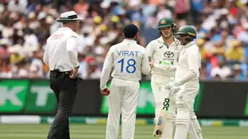 भारत के स्टार बल्लेबाज विराट कोहली पर सैम कोंस्टास से भिड़ने के कारण मैच फीस का 20 प्रतिशत लगा जुर्माना