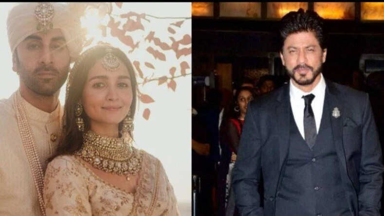 आलिया-रणबीर की रिसेप्शन में शाहरुख खान ने धांसू एंट्री से सबको किया हैरान