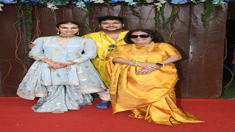 Celebrating the Auspicious Annaprashana (Rice Ceremony) of Shivay Lahiri, Son of Renowned Music Composer Bappa B Lahiri and his wife Taneesha Lahiri