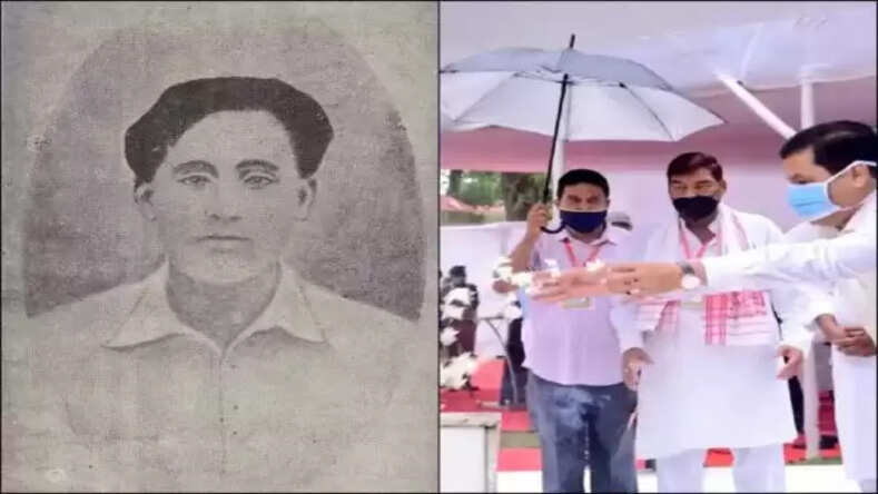 भारत छोड़ो आंदोलन के शहीद को असम सरकार ने दी श्रद्धांजलि