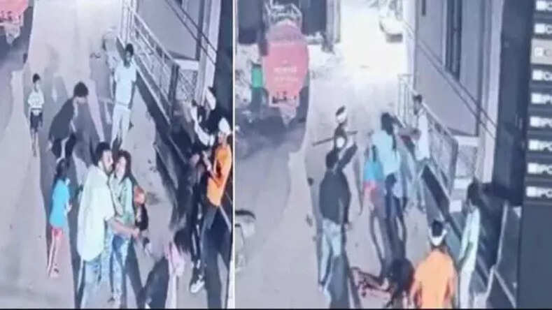  हरियाणा के हिसार में बीच सड़क सात हत्यारों ने युवक को उतरा मौत के घाट, पत्नी और बच्चे मांगते रहे रहम की भीक