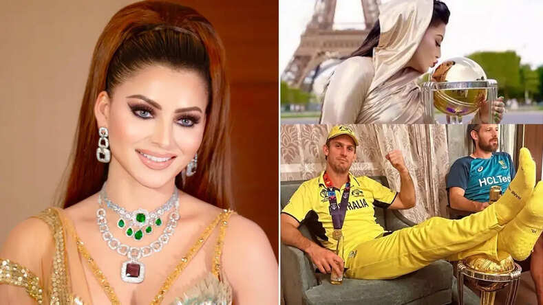 “Bro, show some respect to the World Cup trophy”: Urvashi Rautela calls out Mitchell Marsh for disrespecting the trophy